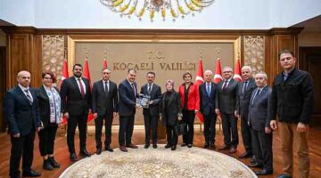 Gölcük Kent Konseyi Yeni Yönetimi, Vali Aktaş’ı Ziyaret Etti