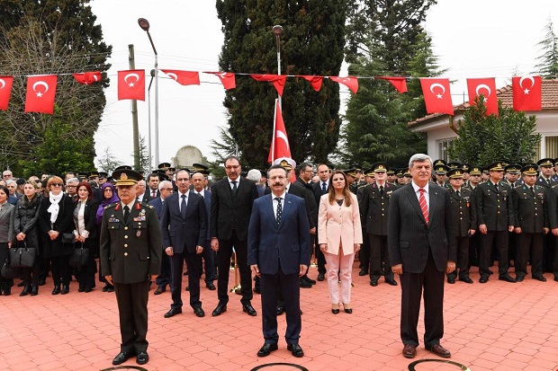 Bağçeşme Şehitliğinde 18 Mart Töreni