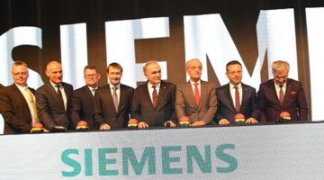 Bakan Faruk Özlü Gebze’de Siemens Fabrika Açılışında