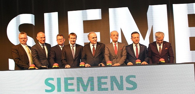 Bakan Faruk Özlü Gebze’de Siemens Fabrika Açılışında