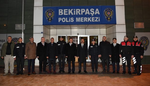 Vali Aksoy’dan Bekirpaşa Polis Merkezi Ziyareti
