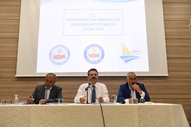 Muhtarlar Toplantısı Karamürsel’de Yapıldı