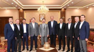 Memur-Sen heyeti Vali Aksoy’u Ziyaret Etti.