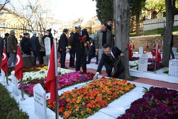 Bağçeşme Şehitliğinde tören