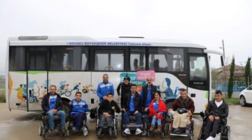 Engelli sporculara Büyükşehir’den ulaşım hizmeti