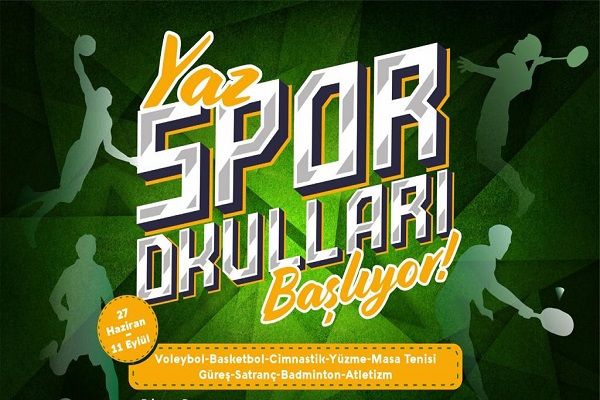 Yaz spor okulları ücretsiz