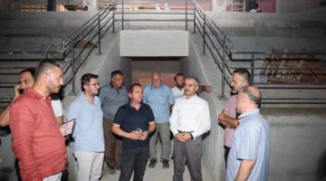 Çiftçi, spor salonu ve sporcu fabrikasındaki çalışmaları inceledi