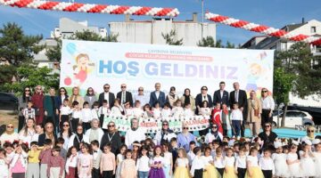 Çocuk kulüplerine muhteşem kapanış programı