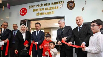 “Şehit Polis Özel Harekât Mustafa Çalışgan Kütüphanesi” Açılışı Vali Aktaş’ın Katılımlarıyla Gerçekleştirildi