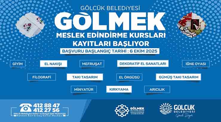 GÖLMEK KURSLARINDA YENİ DÖNEM KAYITLARI 6 EKİM’DE BAŞLIYOR