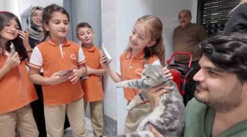 Çayırovalı minikler, can dostlarımızı ziyaret etti