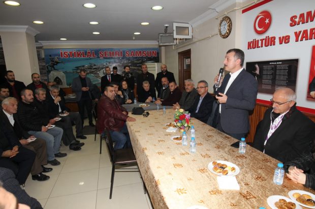 Büyükakın, Gebze Samsunluları Ziyaret Etti