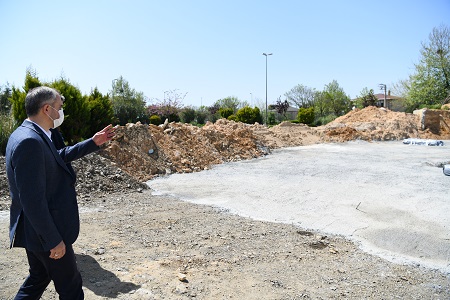 “Bilgi Evi ve Aile Sağlığı Merkezi’nin inşaatına başladık”