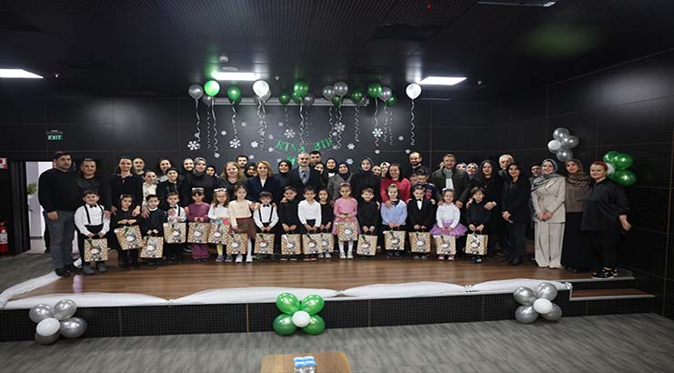 Çocuk kulüplerinde karne coşkusu