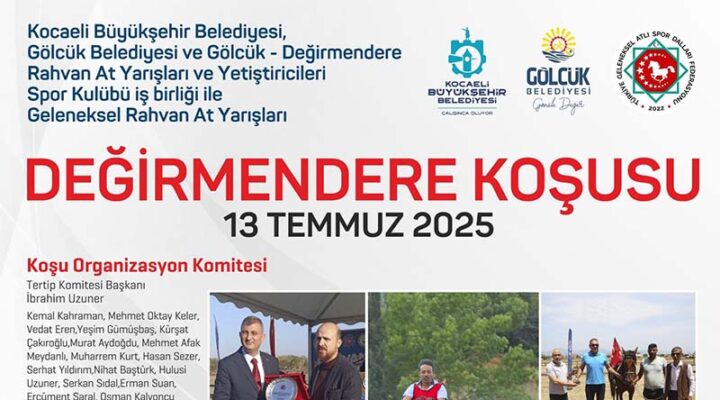 RAHVAN AT HEYECANI 13 TEMMUZ’DA GÖLCÜK’TE YAŞANACAK