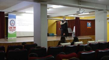 ÇAK-TİM, okullarda afet farkındalık eğitimlerine başladı