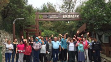 Ekopark’ta stres attılar