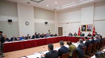 Şubat Ayı Verilerinin Değerlendirildiği Genişletilmiş İl Güvenlik ve Asayiş Koordinasyon Toplantısı Vali Aktaş Başkanlığında Yapıldı