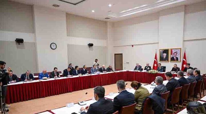 Şubat Ayı Verilerinin Değerlendirildiği Genişletilmiş İl Güvenlik ve Asayiş Koordinasyon Toplantısı Vali Aktaş Başkanlığında Yapıldı