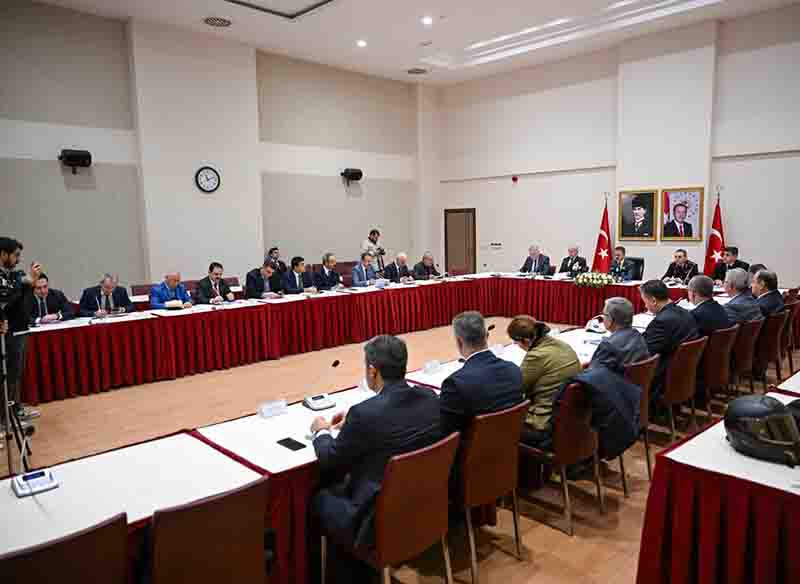 Şubat Ayı Verilerinin Değerlendirildiği Genişletilmiş İl Güvenlik ve Asayiş Koordinasyon Toplantısı Vali Aktaş Başkanlığında Yapıldı