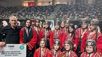 Türk halk oyunları ekibi, il şampiyonu oldu