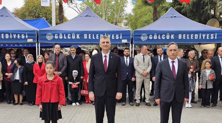 GÖLCÜK’TE 23 NİSAN COŞKU İLE KUTLANDI