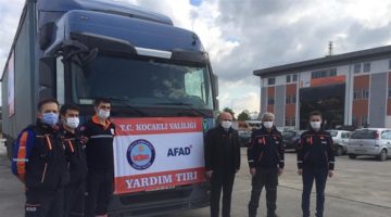 Kocaeli AFAD’dan son yardım tırı uğurlandı