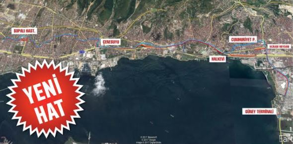 Kocaeli’de 104 No’lu Hat sefere başladı