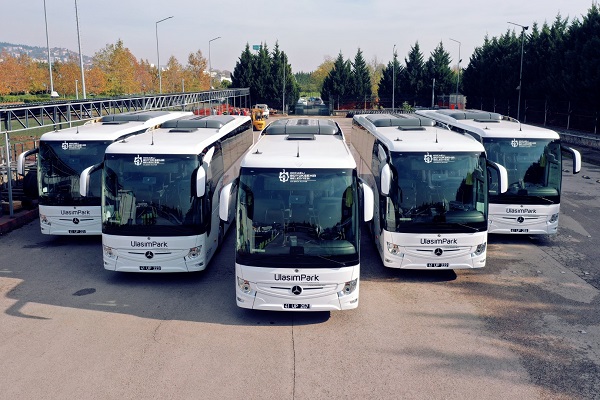 Hat 250 için 5 yeni otobüs