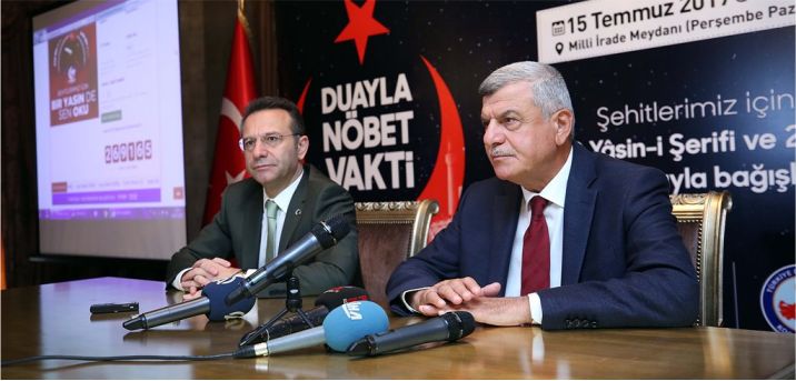 Vali ile Başkan Kocaeli’yi demokrasi nöbetine davet etti