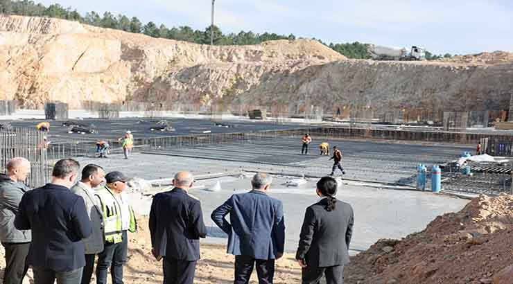 Çiftçi, “Bir şehrin hayali yükseliyor”