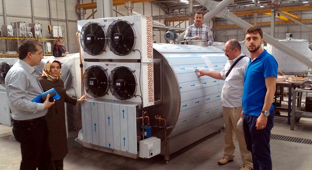 HİJYENİK ÜRETİM İÇİN SOĞUTMA TANKI DESTEĞİ