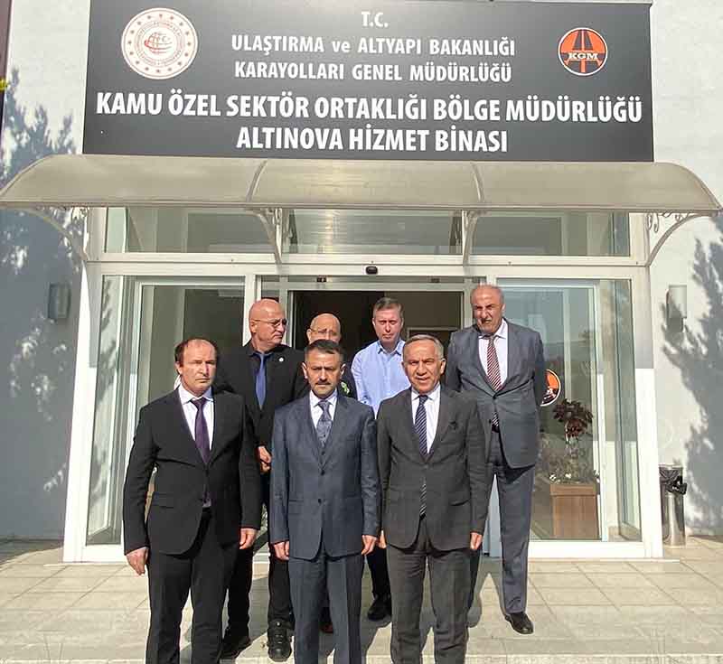 Vali Aktaş, Karayolları Kamu Özel Sektör Ortaklığı Bölge Müdürü Dedeoğlu’nu Ziyaret Etti