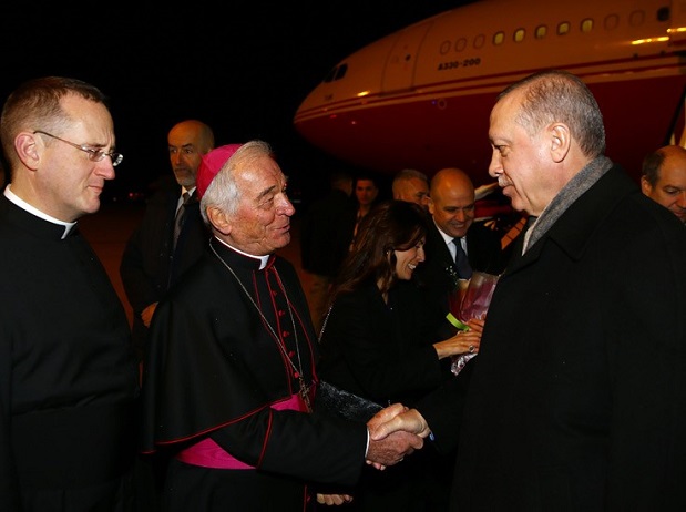 Cumhurbaşkanı Erdoğan Roma’da