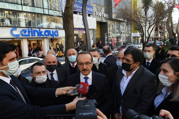 Vali Yavuz’dan Fethiye Caddesi esnaflarına ziyaret