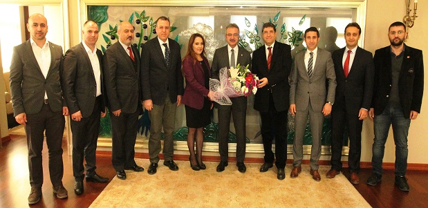 Başkan Köşker’in misafirleri KAISİAD yönetimi