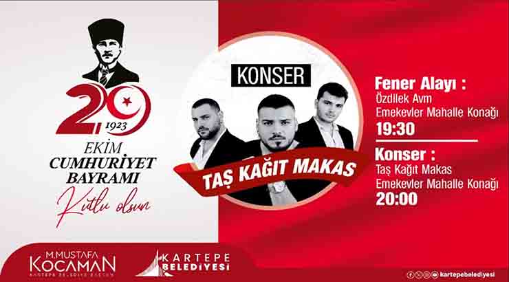 Kartepe’de Cumhuriyet Bayramı Coşkusu