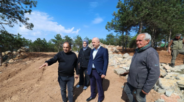 DAMGATEPE MESİRE ALANINDA ÇALIŞMALAR TAM GAZ