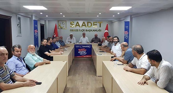 Saadet Partisi Gebze Teşkilatından Orman Yangınları ve Altyapı Sorunlarına Tepki