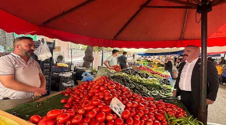 12 MAHALLE VE KÖYLERE ÇIKARMA PAZAR ESNAFINA ZİYARET