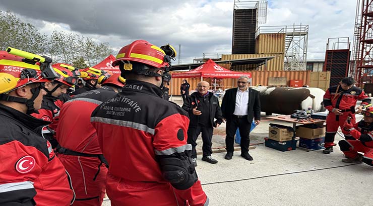AFAD ve Kocaeli İtfaiyesi’nden ortak eğitim hamlesi