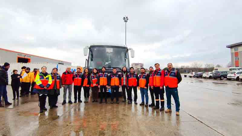 Kocaeli Milli Eğitim Müdürlüğü AKUB Ekibi Deprem Bölgesinde