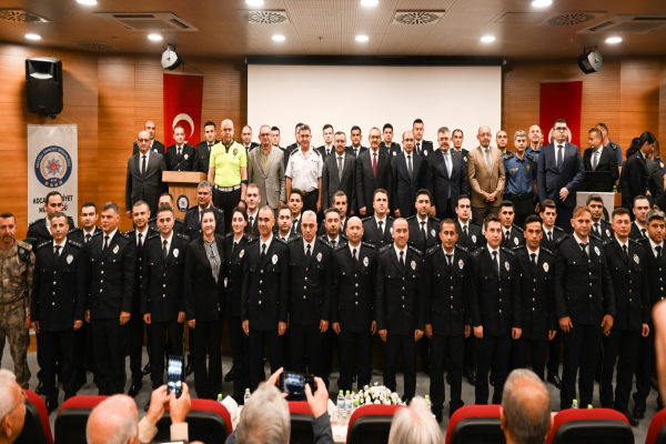 Emniyette Rütbe Terfi Töreni Yapıldı