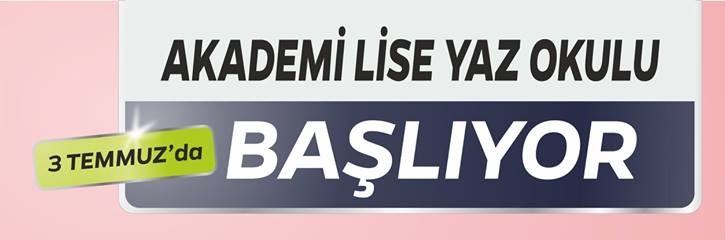 Akademi Lise’de 2018 Yaz Okulu