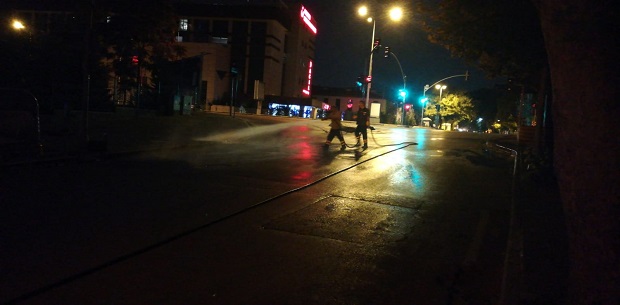 Dezenfeksiyon işlemleri gecede devam ediyor