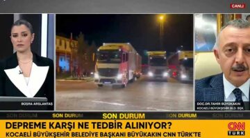 Başkan Büyükakın: Deprem bölgesinden elimizi çekmedik