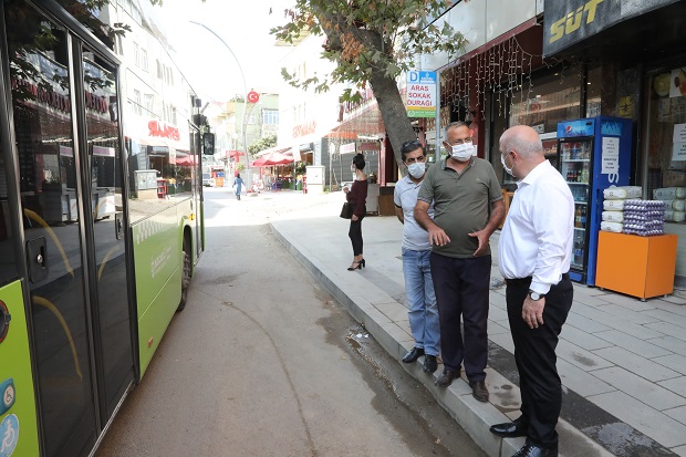 Aşıroğlu Caddesi’nde esnaf turu