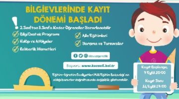 Kayıt Dönemi 7 Eylül’de Başladı