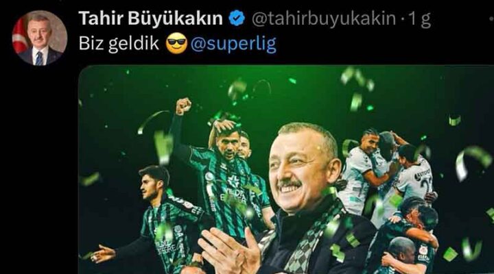 Büyükakın’ın ‘Kocaelispor’ paylaşımları 24 saat geçmeden 13 milyon izlendi