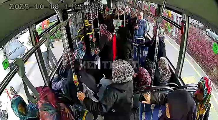 Büyükşehir otobüs şoföründen duyarlı davranış